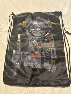 Ghostbusters Proton Pack Drawstring Backpack Loot Crate Exclusive